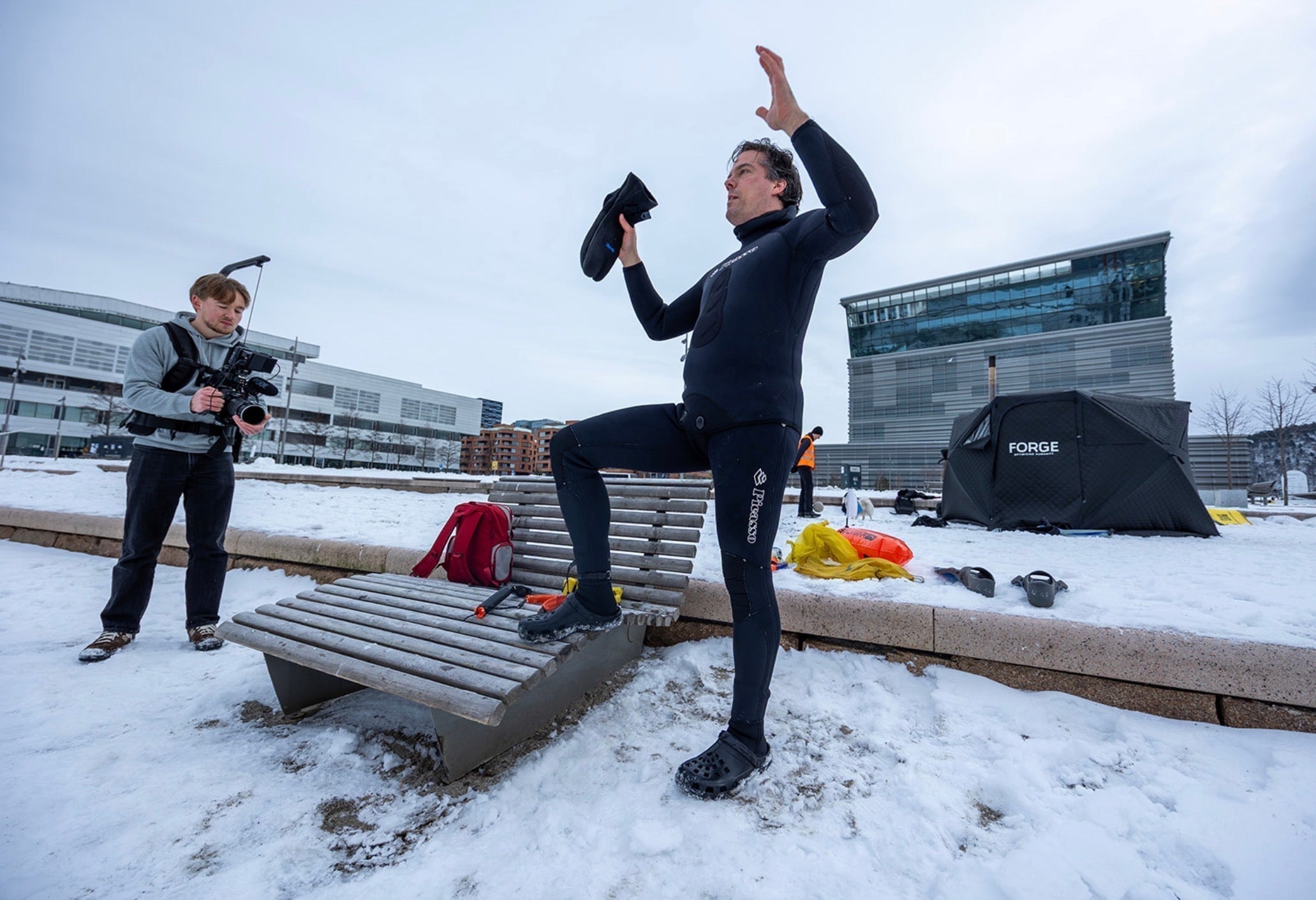 A Sauna Tent Built for Real Nordic Conditions: Fjord CleanUP’s Oslo Case Study