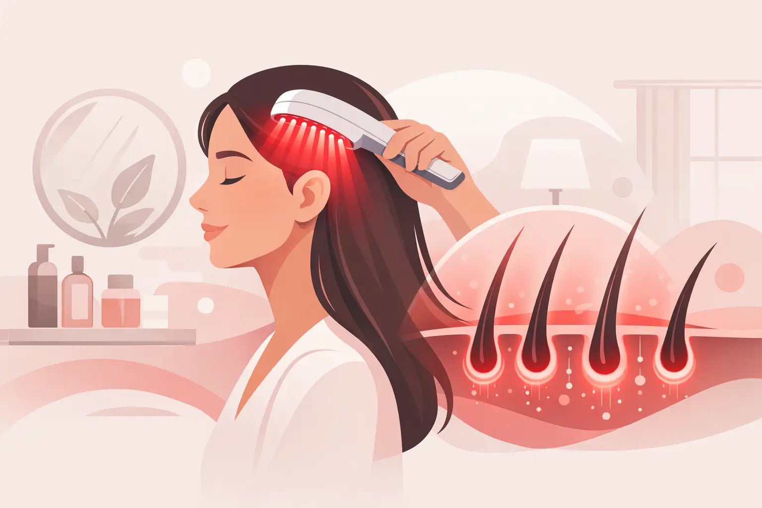 Hårhelse med rødt lys i din daglige rutine - Forge - Optimising Humanity