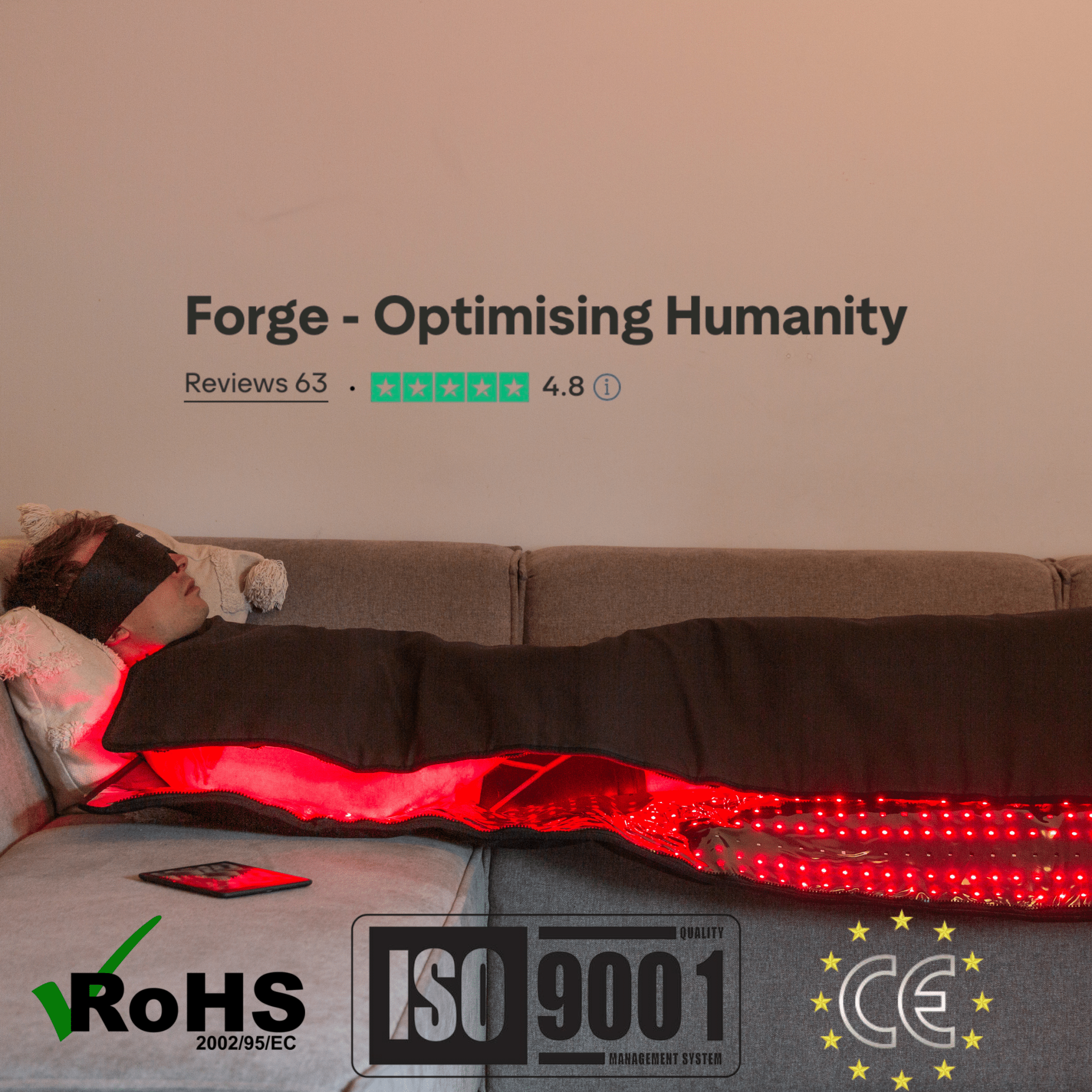 Forge Full Body Rejuvenation Bundle - Red Light Therapy & Infrared Sauna Blanket - Forge