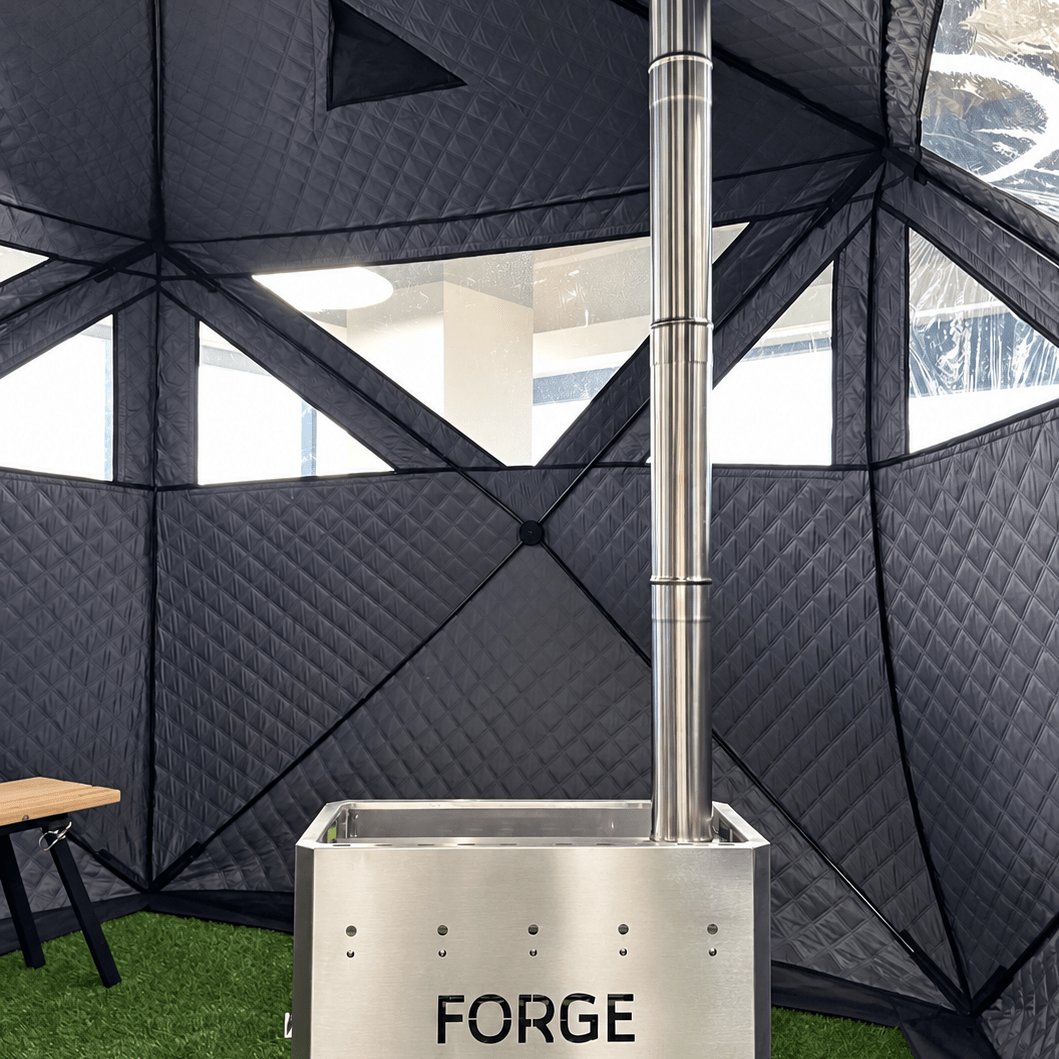 Forge Nordic Sauna Tent – Complete Package for 8–10 People - Forge - Optimising Humanity