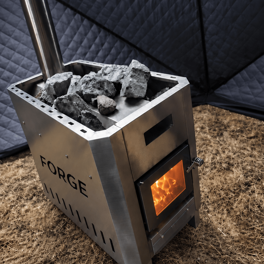 Forge Nordic Sauna Tent – Complete Package for 8–10 People - Forge - Optimising Humanity