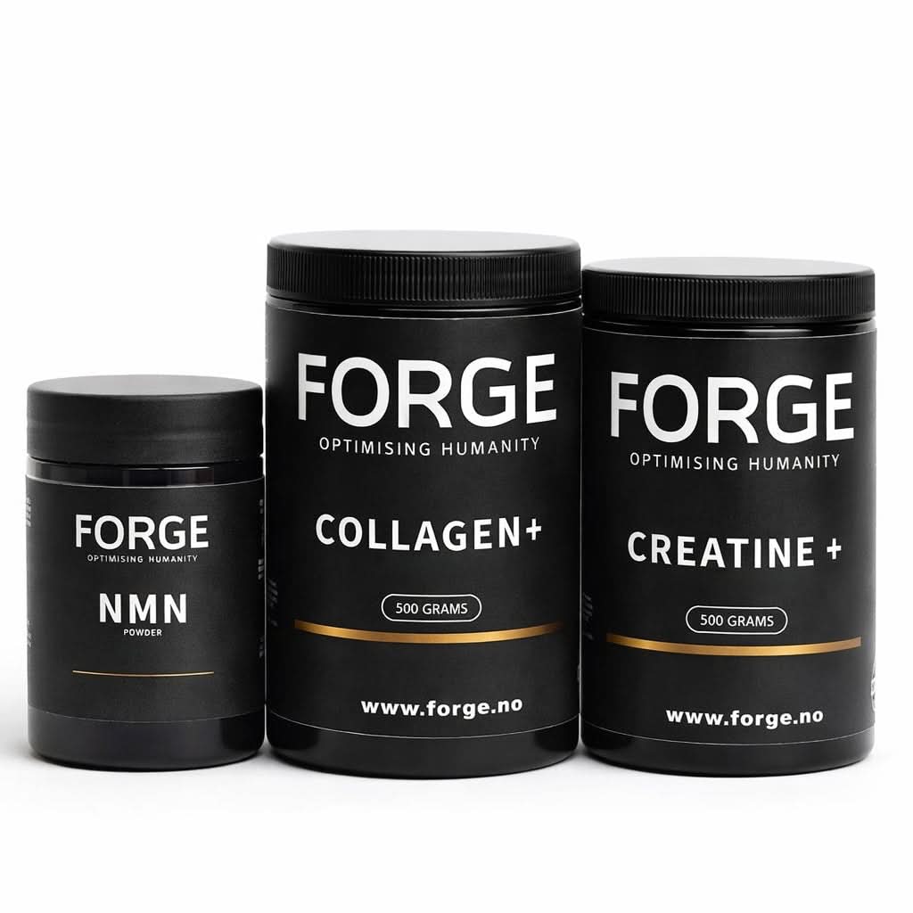 Next - Gen Longevity Supplement Stack - NMN Powder, Collagen & Creatine - Forge