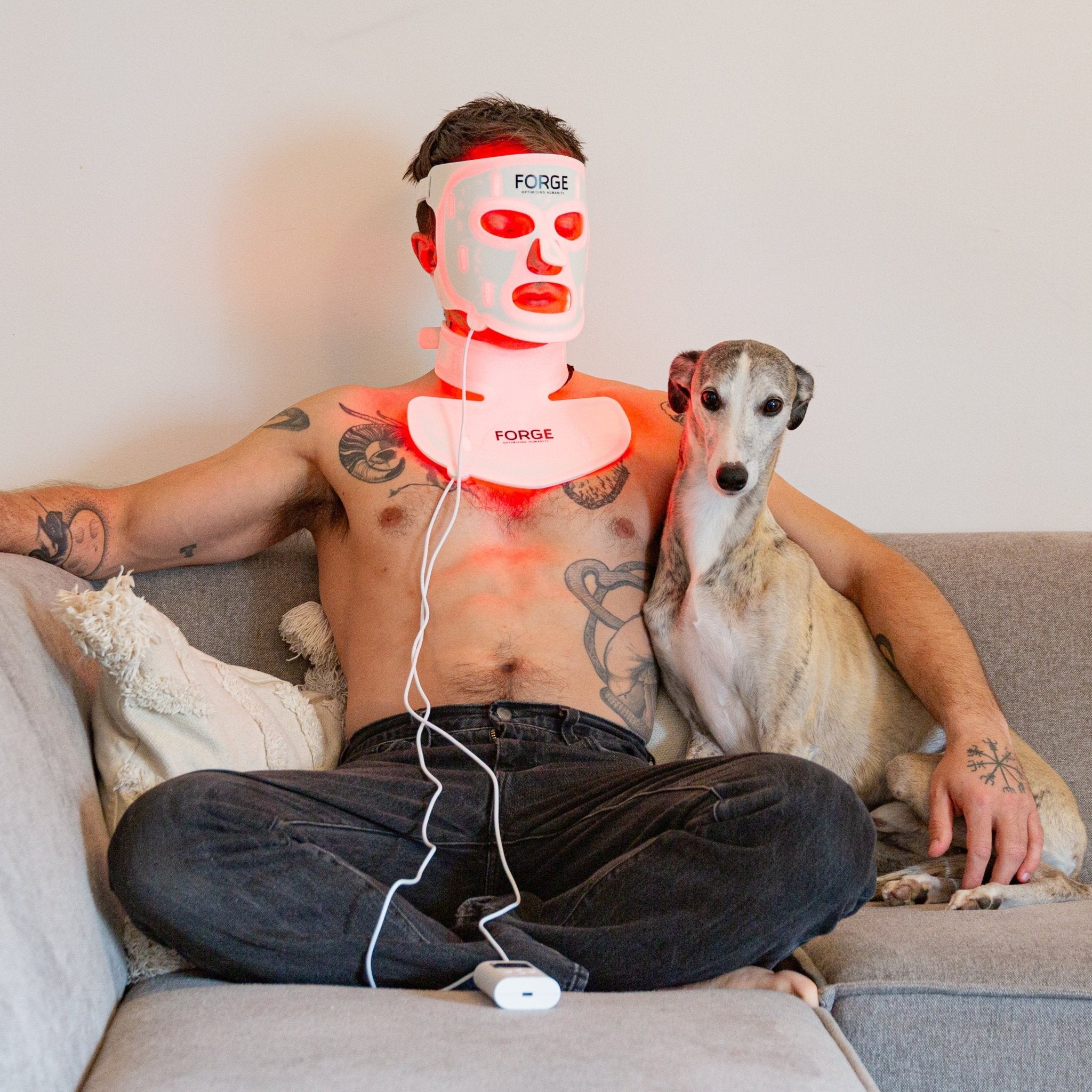 The Forge Ultimate Health Optimisation Bundle - NMN, Red Light Therapy, Sleep Mask & Blue Light Glasses! - Forge