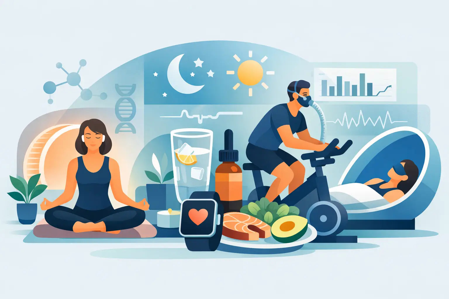 Hjemmebiohacking for travle voksne