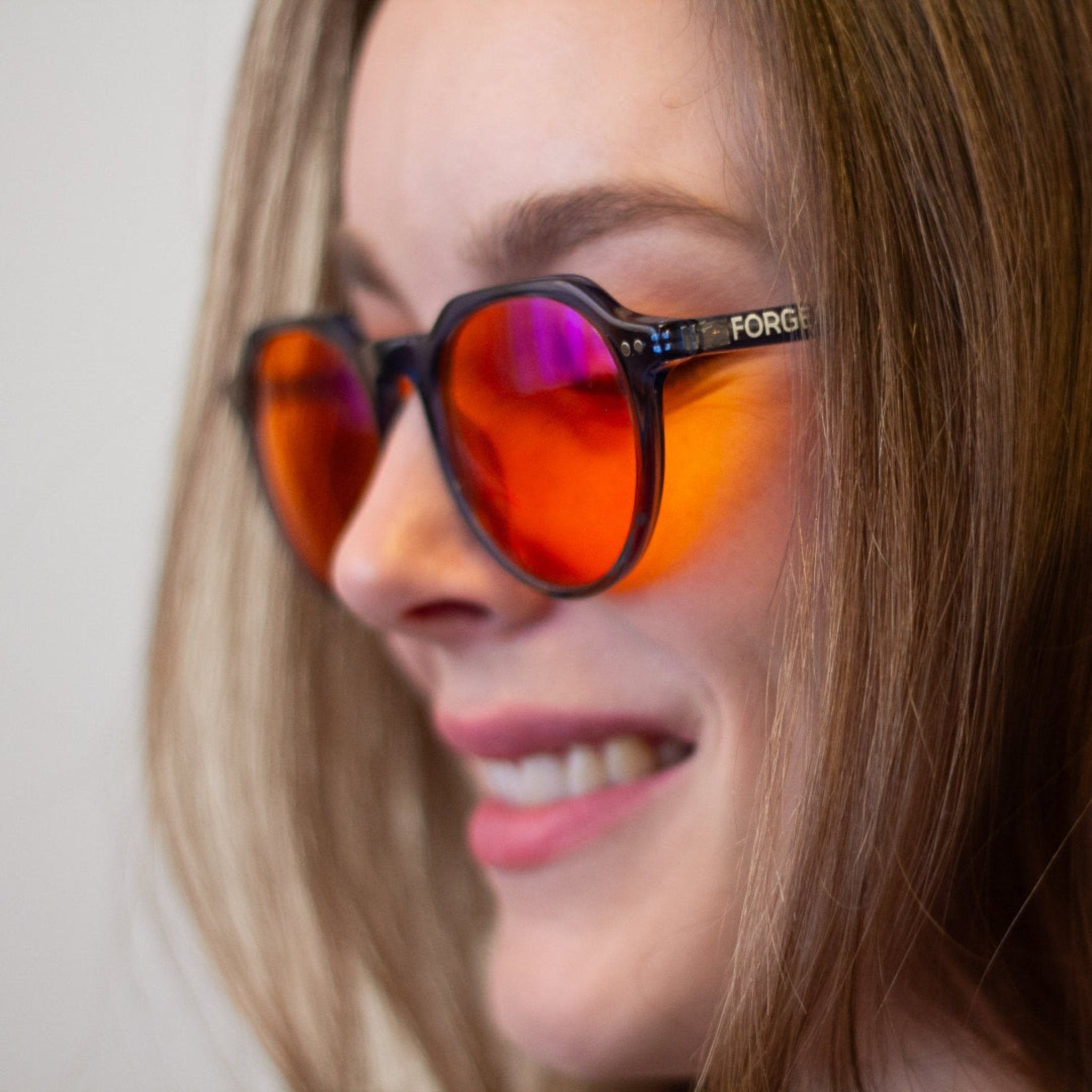 Forge 100% Blue Light Blocking Glasses - Orange Lens - Forge