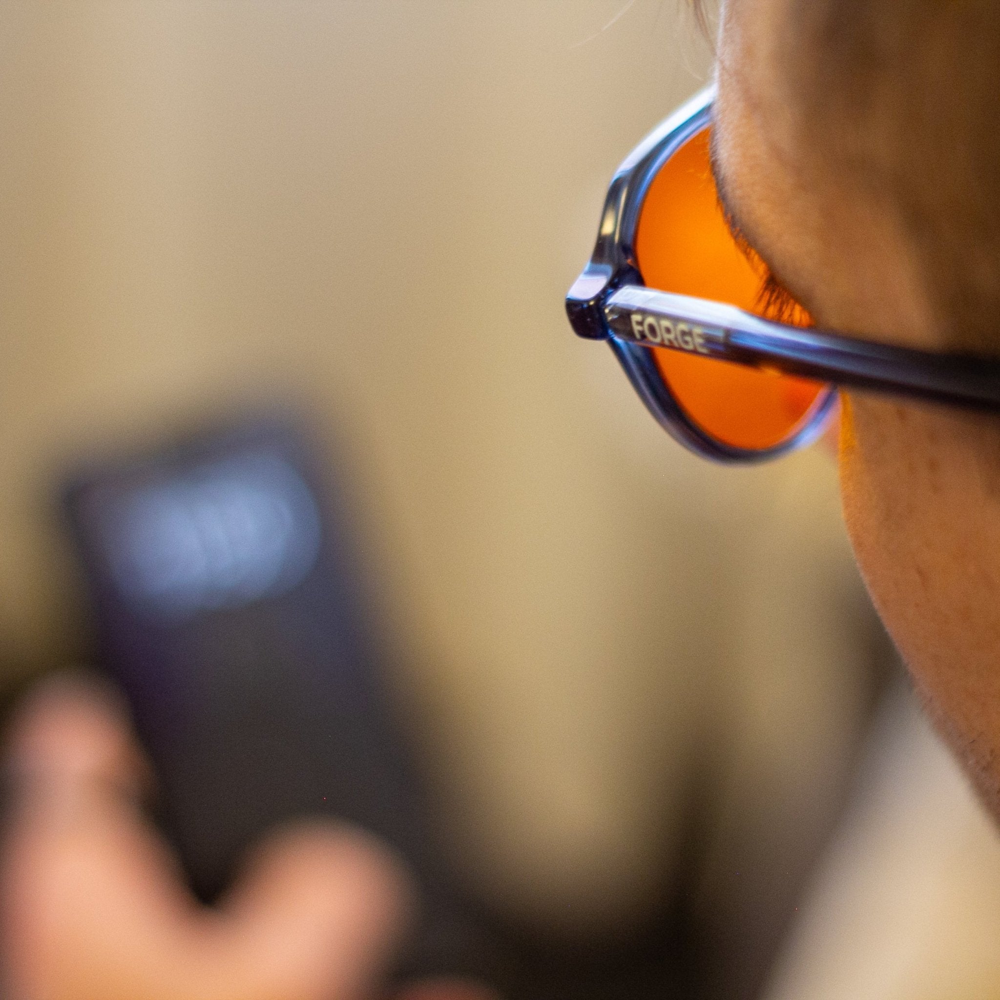 Forge 100% Blue Light Blocking Glasses - Orange Lens - Forge