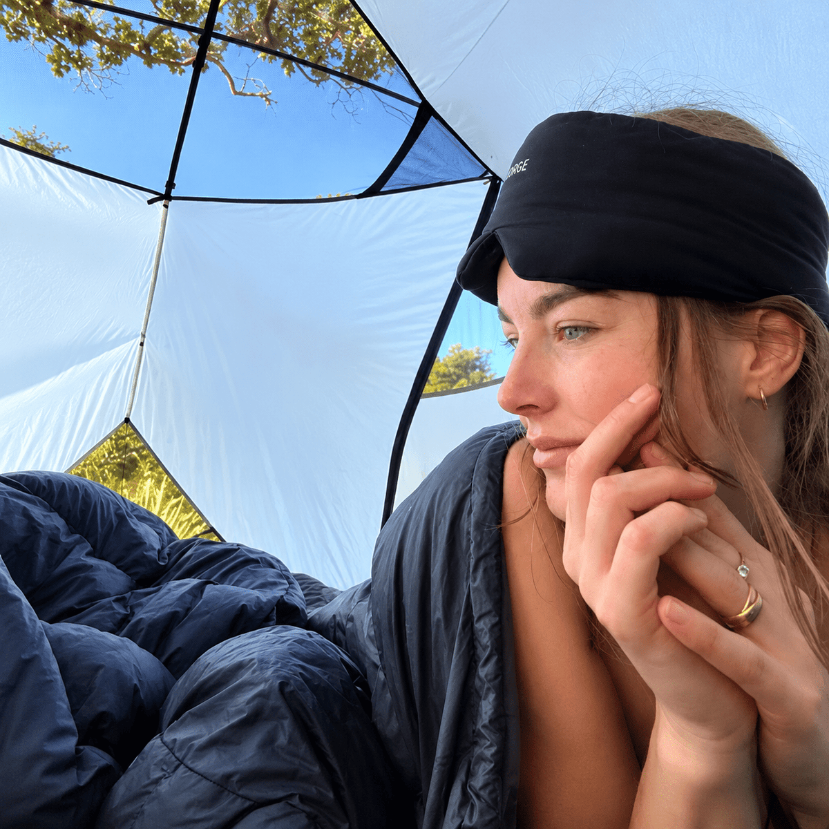 Forge 100% Silk Full Blackout Sleep Mask - Forge - Optimising Humanity