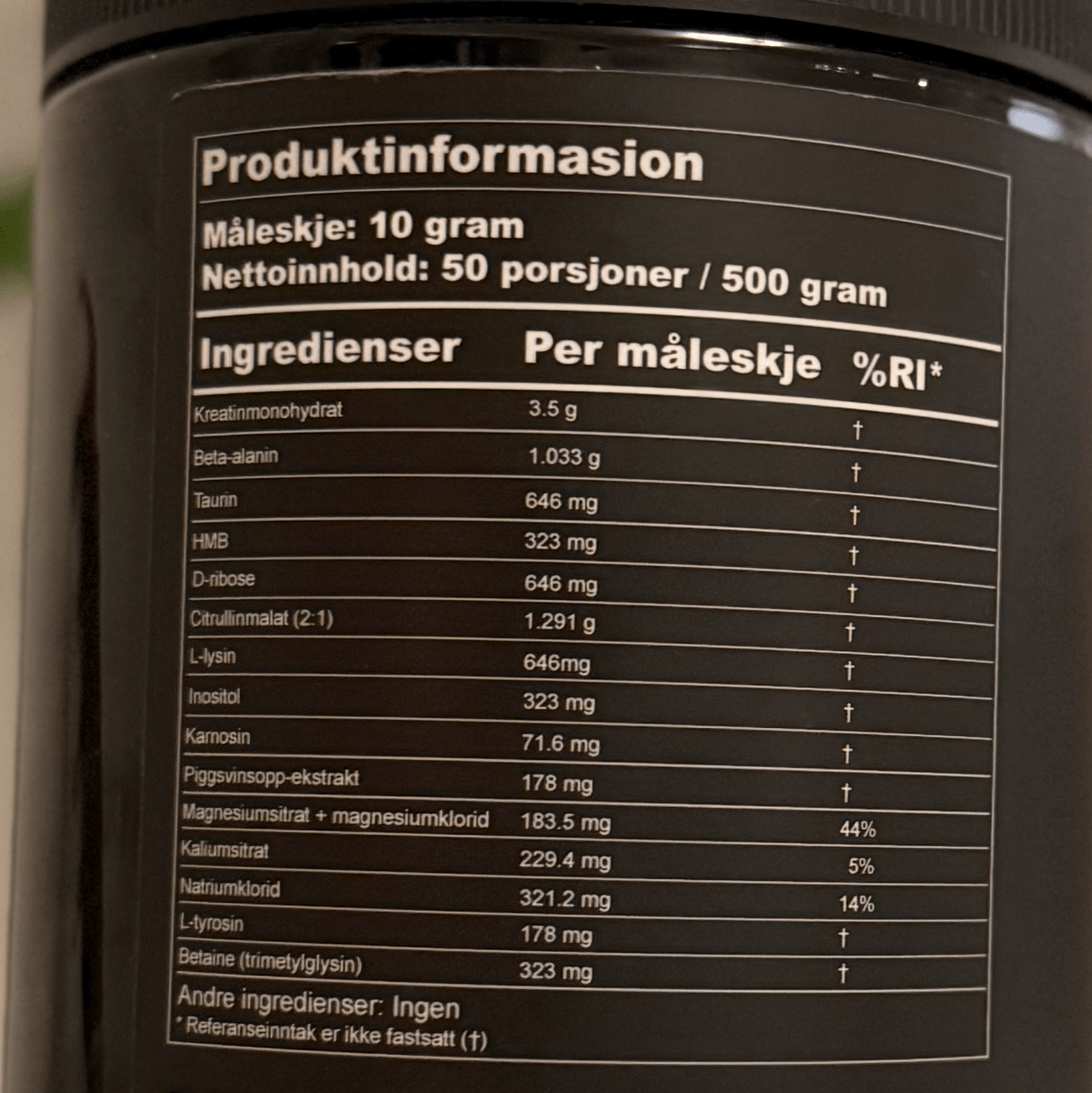 Forge Creatine+ Performance Blend (500g) - Forge