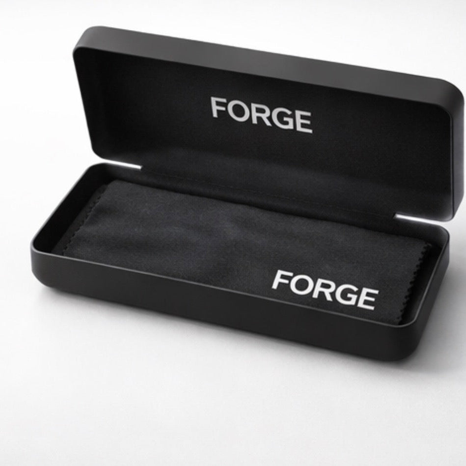 Forge Glasses Case + Cleaning Wipe - Forge