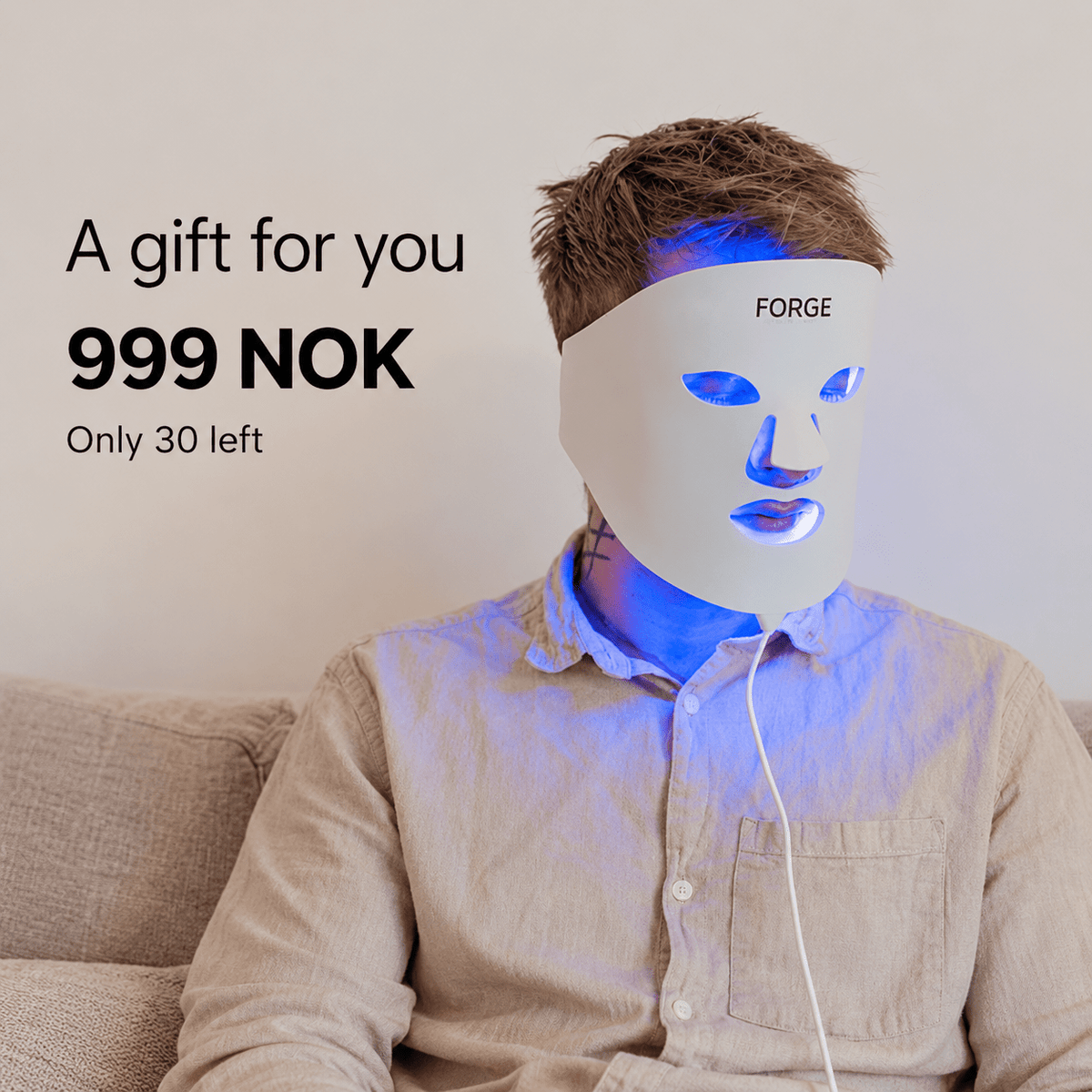 Forge Multi-colour LED Light Therapy Face Mask - Forge - Optimising Humanity