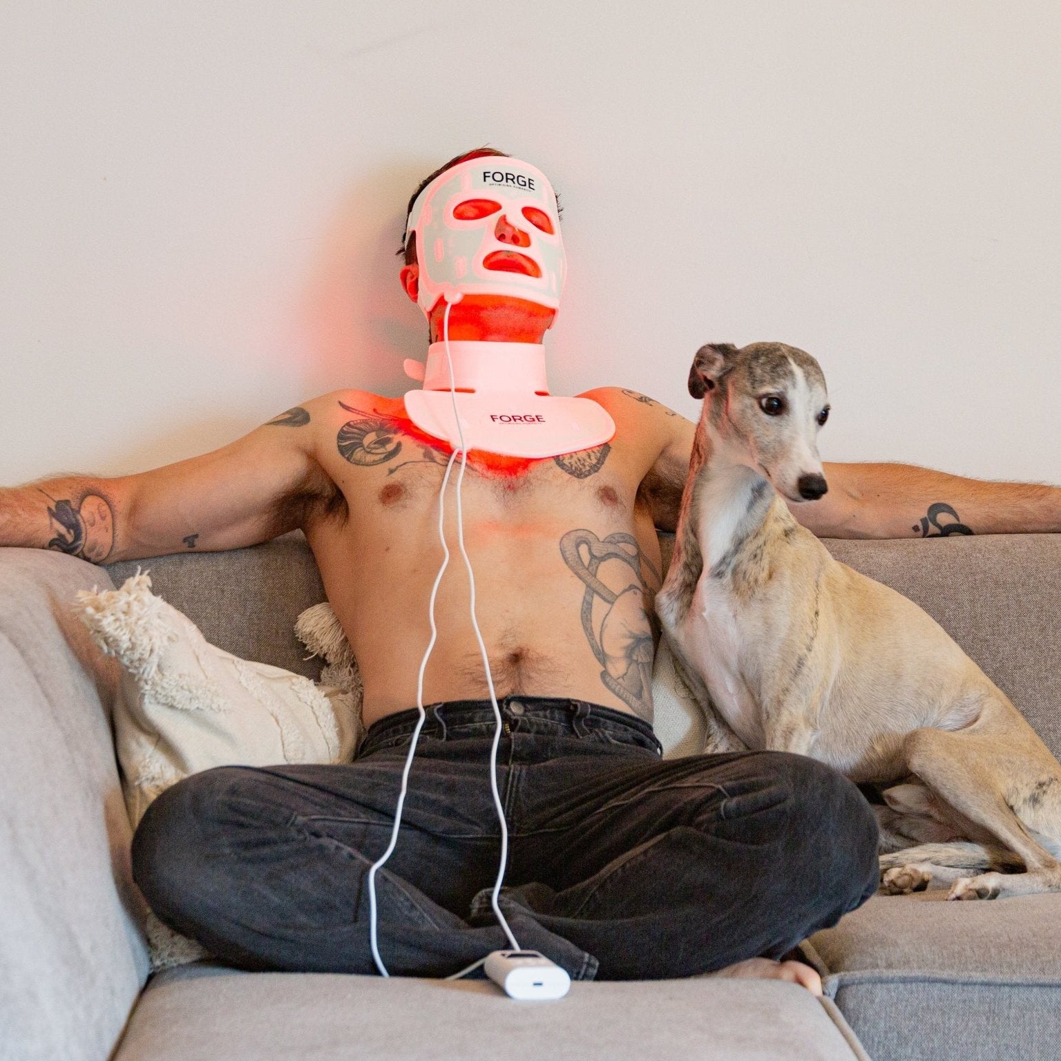 Forge Multi - colour LED Light Therapy Face Mask - Forge