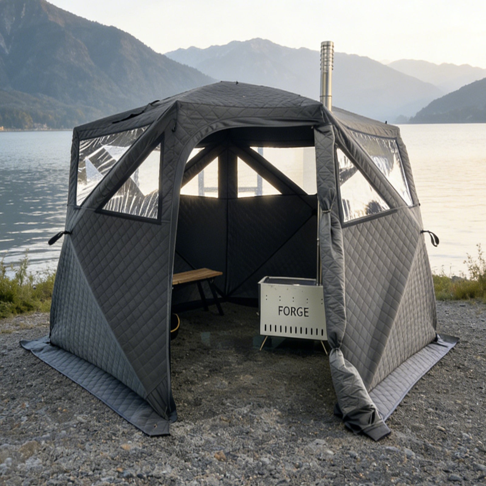 Forge Nordic Sauna Tent: 8 - 10 persons (Coming soon!) - Forge