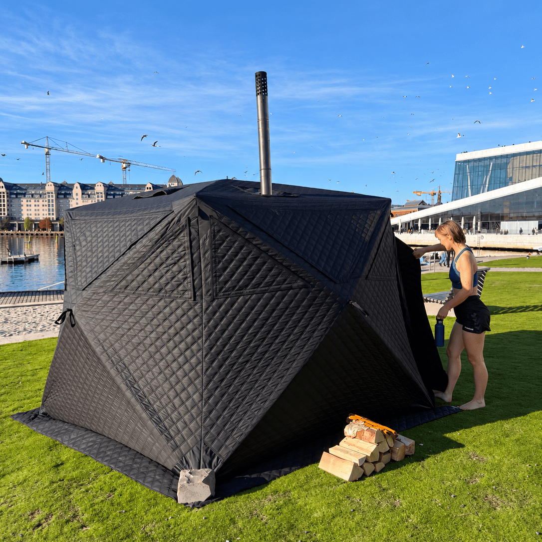Forge Nordic Sauna Tent – Complete Package for 8–10 People - Forge - Optimising Humanity