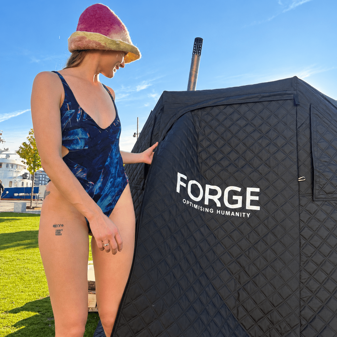 Forge Nordic Sauna Tent – Complete Package for 8–10 People - Forge - Optimising Humanity
