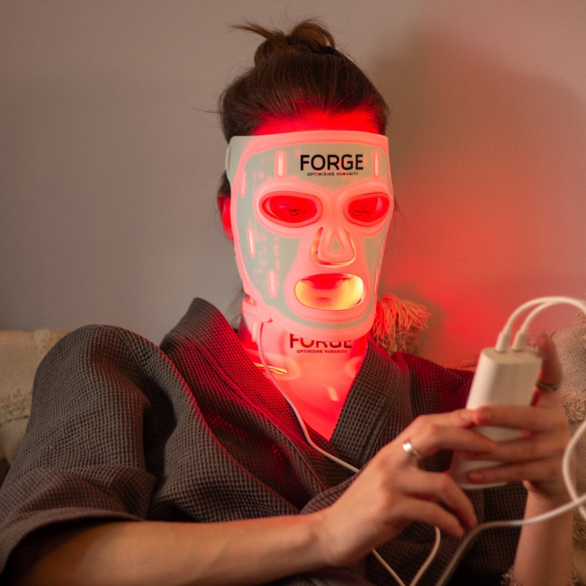 Forge Premium Red Light Mask + Neck Piece - Forge