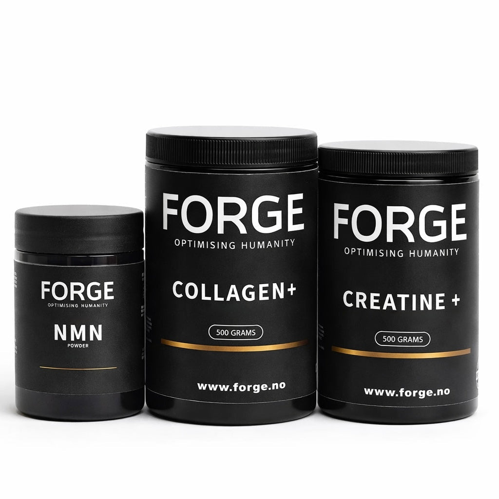 Next - Gen Longevity Supplement Stack - NMN Powder, Collagen & Creatine - Forge