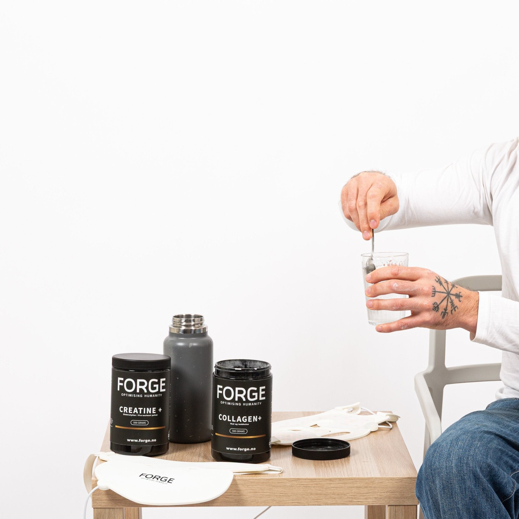 Next - Gen Longevity Supplement Stack - NMN Powder, Collagen & Creatine - Forge
