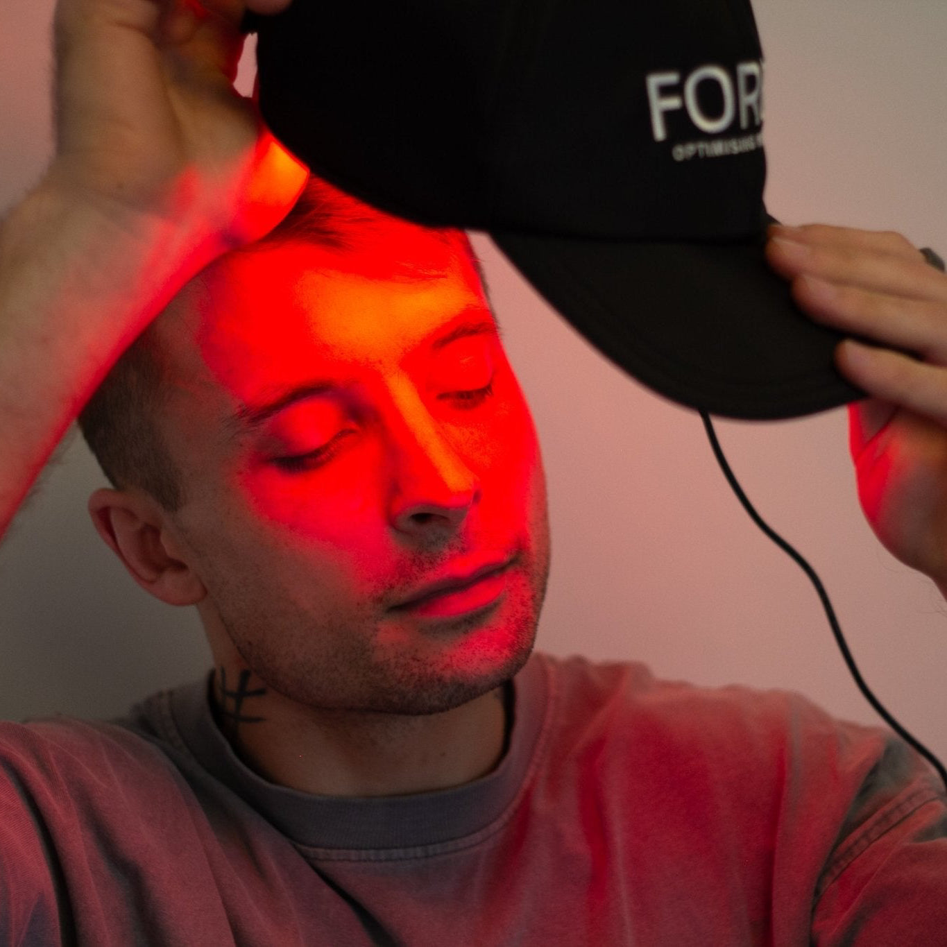 Red Light Bundle - Red Light Mask + Neck Piece & Red Light Therapy Cap - Forge